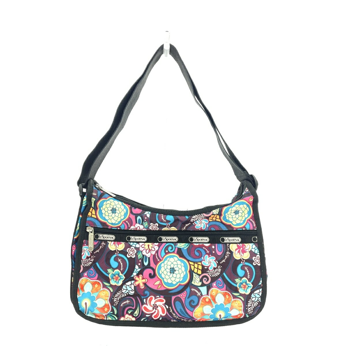 Rakuten - LeSportsac レスポートサック ショルダーバッグ 良好 花柄/ナイロン ボルドー レディース【中古】