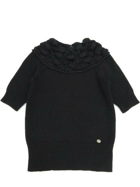 シャネル 08Aボンボンデザインカシミア混ニット CHANEL