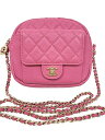 シャネル 新同!完売19Cキャビアマトラッセポケット付ショルダー CHANEL
