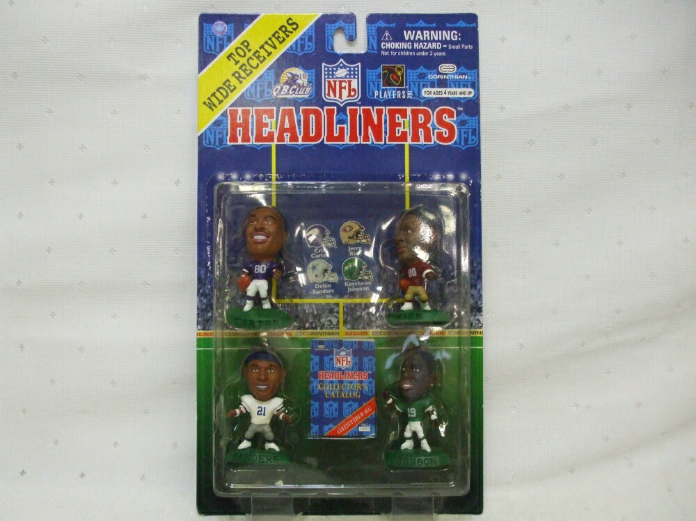 【長期保管品】Corinthian NFL ヘッドライナー TOP ワイドセレクター Rice Carter Johnson Sanders【店舗展示品】　送料無料