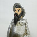 【中古】 スペイン人形 木製ワインケース(ドン・キホーテ) ボトル入れ (体長:49cm)送料無料