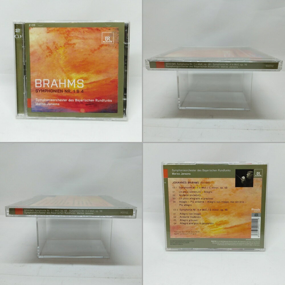【中古品】BR Klassik　ブラームス: 交響曲第1番&第4番　CD2枚組　 送料無料　【輸入盤】 【クラシック】 【ヨハネス・ブラームス】 【マリス・ヤンソンス】 【バイエルン放送交響楽団】 【BRAHMS SYMPONIEN NR.1 & 4】 【900112】 【4562240270903】 recyclecs-10004202 リサイクルコンビニ 楽天市場店 サンプル画像2