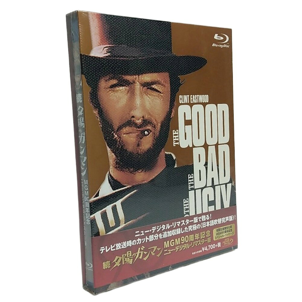 ☆商品詳細☆ 【ストーリー】 南北戦争の混乱の中、賞金稼ぎのブロンディーは賞金がかかった悪党と手を組んで荒稼ぎをしていた。そんな折、巷で話題になっていた20万ドルを盗み隠した男の死に際に出会う。たった一人隠し場所を訊いたブロンディー。だが彼の周りには軍隊、賞金稼ぎ、賞金首の男…それぞれの男たちの欲望が、友情と裏切りの狭間で死闘を繰り広げるのだった。果たして20万ドルは本当にあるのか？最後に手にするのはいったい誰なのか…？ 【収録特典】 ■リチャード・シッケル(映画評論家)による音声解説 ■メイキング:レオーネの西部劇 ■メイキング:レオーネの作風 ■ドキュメンタリー:「南北戦争の真実」 ■ドキュメンタリー:「復活した完全版」 ■モリコーネの音楽と『続・夕陽のガンマン』 ■映画音楽史研究家が語るモリコーネの音楽性 　(音声のみ 対訳表付き) ■未公開シーン集 ■スペシャル映像集 ■予告編集 (引用：「disc union」より一部引用。) 商品名　　：続 夕陽のガンマン 　　　　　　MGM90周年記念 　　　　　　ニュー・デジタル・リマスター版 製作国　　：イタリア、スペイン、西ドイツ（当時） 映画製作年：1966年 日本公開日：1967年 枚数　　　：bd1枚 発売年　　：2014年07月02日 メーカー　：20世紀 フォックス 　　　　　　ホーム エンターテイメント ジャパン株式会社 型番　　　：MGXCA-15813 製品コード：4988142998828 監督　　　：セルジオ・レオーネ 製作　　　：アルベルト・グリマルティ 音楽　　　：エンニオ・モリコーネ 出演　　　：クリント・イーストウッド 　　　　　　(山田康雄/多田野曜平) 　　　　　　イーライ・ウォラック 　　　　　　(大塚周夫) 　　　　　　リー・ヴァン・クリーフ 　　　　　　(納谷悟朗) 映像　　　：HDワイドスクリーン1920×1080p 　　　　　　シネマスコープ 音声　　　：1、英語DTS-HDマスター・オーディオ 　　　　　　5.1ch(ロスレス) 　　　　　　2、日本語DTS-HDマスター・オーディオ 　　　　　　1.0ch(ロスレス) 字幕　　　：1、日本語字幕　2、英語字幕 字幕翻訳　：宍戸 正 吹替翻訳　：木原たけし/谷津真理(追加収録分) 吹替版協力：高橋俊裕/水上元宏 　　　　　　越智康之/(株)フィールドワークス 商品サイズ：縦約17.4cm×横13.7cm×厚さ約1.5cm 重量　　　：約120g 商品状態 簡易清掃済です。 未開封の商品ですがシュリンクフィルムに傷や汚れがあります。 またジャケット裏側の上部分に凹みがあります。 ※出品時に確認はしていますが、小傷等見落としがある 　場合がございます。 その際はご容赦ください。 ※取扱商品について 　当店の取り扱う商品は、全て二次流通品を商品として出 　品しております。 　キズ、汚れなどのある商品であることをご理解、ご納得 　のうえでのご購入を検討願います。 　・商品の専門的な動作、接続や設置方法などのご質問、 　　お問い合わせには、お答えいたしかねます。 　・当店の出品商品（セット品、まとめて出品している商 　　品を含む）は、一点ずつの質問対応、部品、パーツ、 　　一部商品のみの取引対応は、応じいたしかねます。 　・当店の取り扱う商品におきましては、全品お客様自身 　　でのメンテナンスを前提にご購入を検討願います。 当店ではお客様都合による返金・交換は受け付けておりませんので、ご了承の上ご購入お願いします。 その他の場合は、ページ右下の「返品について」をご覧ください。 こちらの商品は日本郵便配送になります。配達時間が指定できませんので、ご了承下さい。>