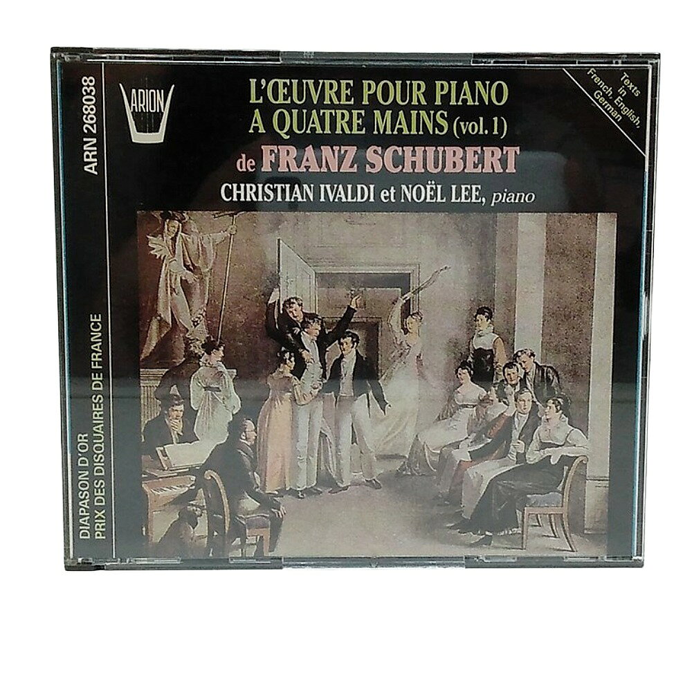 【中古品】シューベルト：4手ピアノ作品集 Vol.1 (CD2枚組) 送料無料 【輸入盤】【CDアルバム】【クラシック】【アリオン】【四手連弾】【フランツ・シューベルト】【クリスティアン・イヴァルディ】【ノエル・リー】