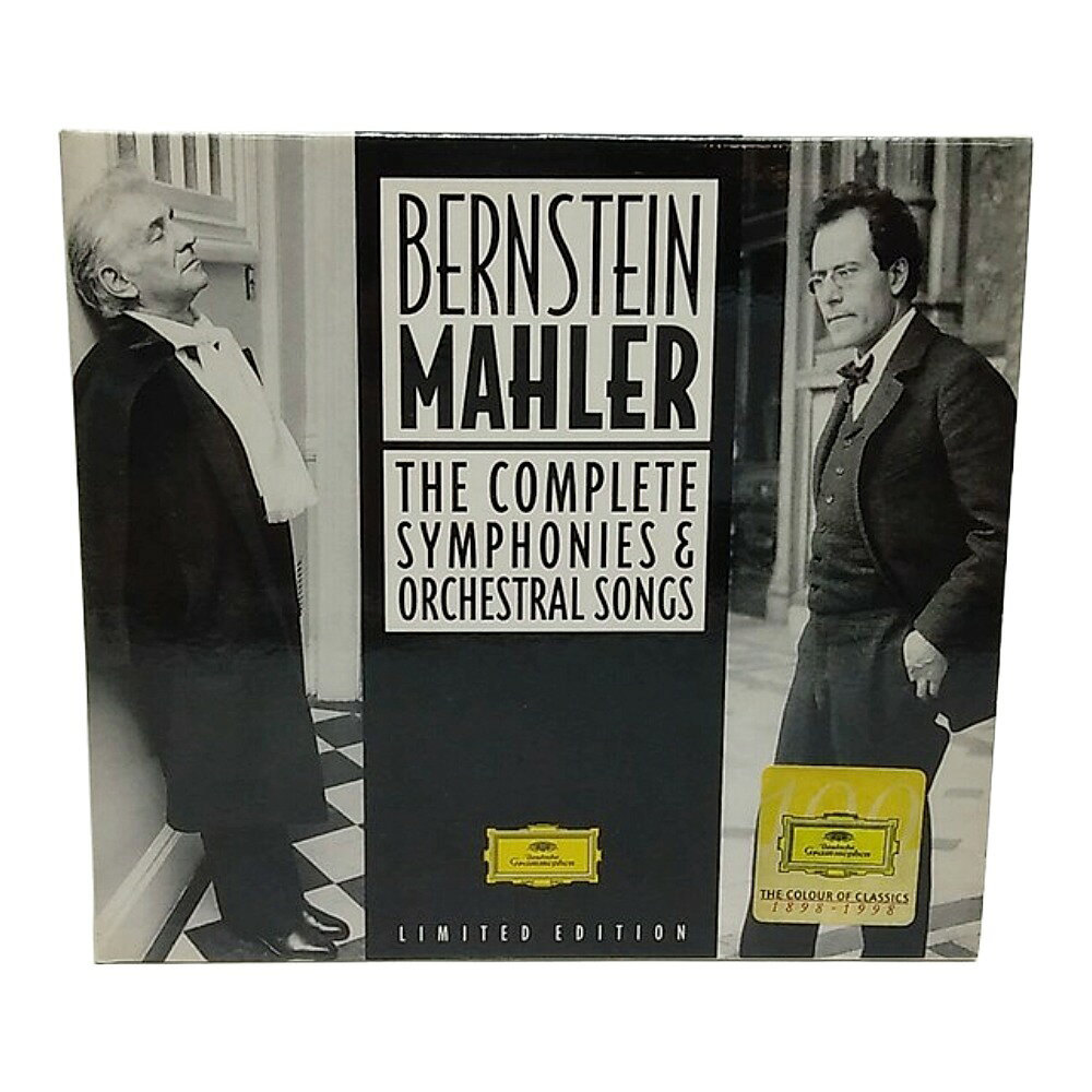 【中古品】MAHLER マーラー：交響曲全集 (CD16枚組) 送料無料【輸入盤】【クラシック】【ボックスセット】【レナード・バーンスタイン】【グスタフ・マーラー】【ニューヨーク・フィルハーモニー管弦楽団】【ウィーン・フィルハーモニー管弦楽団】【ブックレット付き】 recyclecs-10004245 リサイクルコンビニ 楽天市場店 パッケージ画像