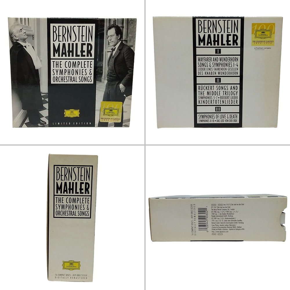 【中古品】MAHLER マーラー：交響曲全集 (CD16枚組) 送料無料【輸入盤】【クラシック】【ボックスセット】【レナード・バーンスタイン】【グスタフ・マーラー】【ニューヨーク・フィルハーモニー管弦楽団】【ウィーン・フィルハーモニー管弦楽団】【ブックレット付き】 recyclecs-10004245 リサイクルコンビニ 楽天市場店 サンプル画像2