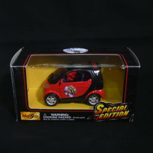 【中古品】 Maisto マイスト BOSCH Smart スマート・フォーツー(赤/黒) SPECIAL EDITION (非売品) ミニカー 送料無料