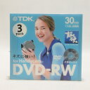 【未開封】TDK DVD-RW(for Handycam )スーパーハードコート30min 1400MB(3枚組)送料無料
