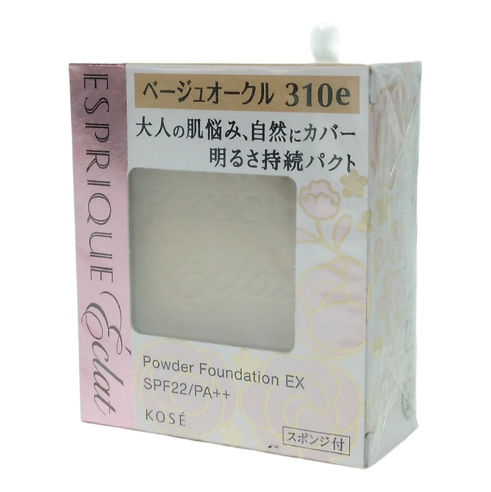 乐天商城 - 【未開封・長期保管品】ESPRIQUE Eclat エスプリーク エクラ 明るさ持続 パクト EXBO 310e ベージュオークル 　送料無料 【株式会社コーセー】 【ファンデーション】 【SPF22・PA++】 【スポンジ付き】 【ケース無し】 【交換用】 【詰め替え用】