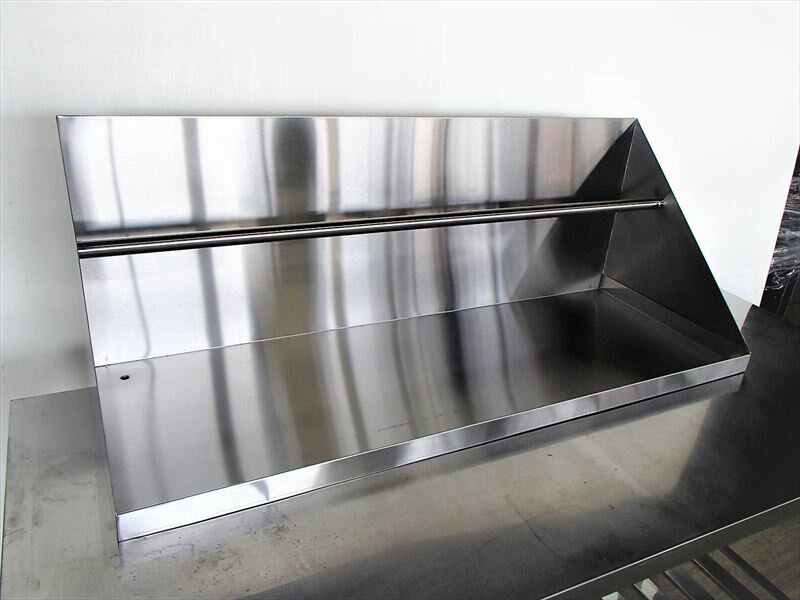 Rakuten - 【中古】 業務用 ステンレス ラック棚 幅1100×奥行400×高400mm (No.5783) 厨房機器