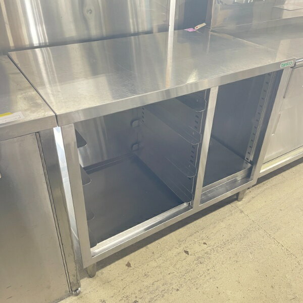 Rakuten - 北海道・九州・沖縄・離島等追加送料有【中古】 業務用 ステンレス グラスラック台 幅1030×奥行600×高850mm (No.8725) 厨房機器