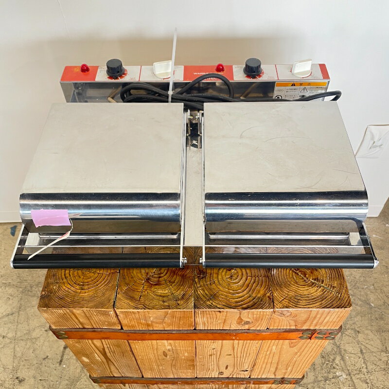 【中古】 ワッフルベーカー サンテック ST-2 2000年製 幅510×奥行445×高165mm (No.9959) 業務用 厨房機器