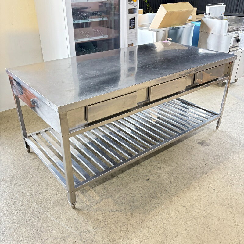 楽天市場】業務用 ステンレス 作業台 1800 900 800の通販
