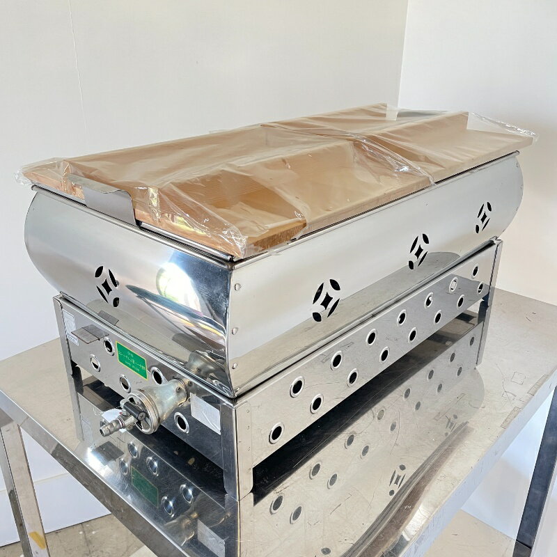 北海道・九州・沖縄・離島等追加送料有【中古】 おでん鍋 EBM 2尺 8ツ仕切 都市ガス 幅700×奥行380×高3..