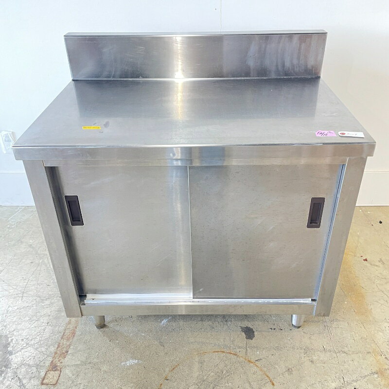 Rakuten - 北海道・九州・沖縄・離島等追加送料有【中古】 業務用 ステンレス 調理台 BG付 幅900×奥行600×高800mm (No.a149) 厨房機器