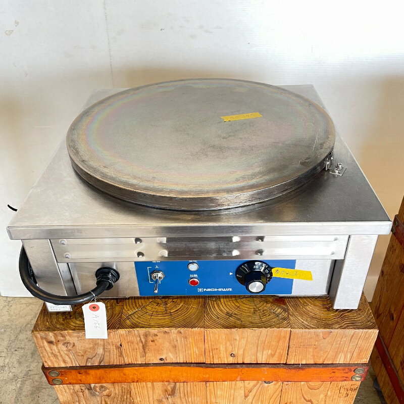 北海道・九州・沖縄・離島等追加送料有【中古】 電気クレープ焼き器 ニチワ CM-410 2014年製 単相100V ..