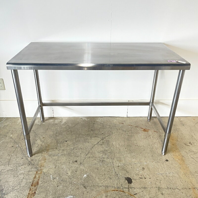 Rakuten - 北海道・九州・沖縄・離島等追加送料有【中古】 業務用 ステンレス 三方枠作業台 幅1160×奥行600×高800mm (No.a190) 厨房機器