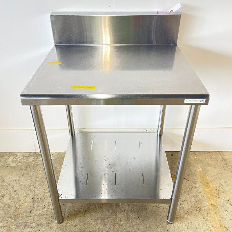 Rakuten - 北海道・九州・沖縄・離島等追加送料有【中古】 業務用 ステンレス 作業台 BG付 幅650×奥行600×高800mm (No.a245) 厨房機器