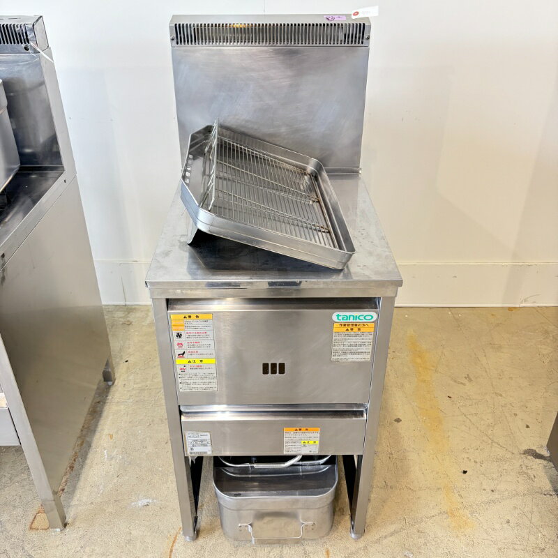 Rakuten - 北海道・九州・沖縄・離島等追加送料有【中古】 ガスフライヤー タニコー NB-TGFL-C45 2011年製 都市ガス 幅450×奥行600×高800mm (No.a272) 業務用 厨房機器