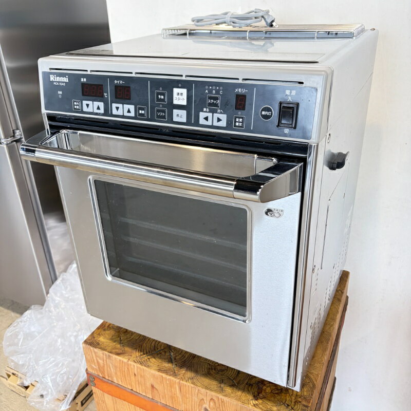 其它 - 北海道・九州・沖縄・離島等追加送料有【中古】 ガス高速オーブン リンナイ RCK-10AS 2023年製 プロパンガス 幅470×奥行645×高586mm (No.a406) 業務用 厨房機器