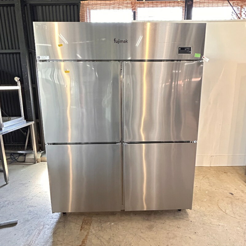 送料別途要見積【中古】 フジマック 縦型冷凍庫 FRF1580Ki3 2022年製 三相200V 幅1500×奥行805×高1950mm (No.a434) 業務用 厨房機器