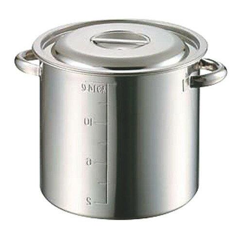 18-8 目盛付寸胴鍋 45cm 【メーカー直送】