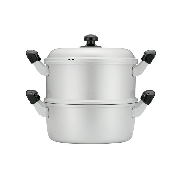 蒸し器 アルマイト ゆうげ紀行 蒸し器セット 28cm 【メーカー直送】