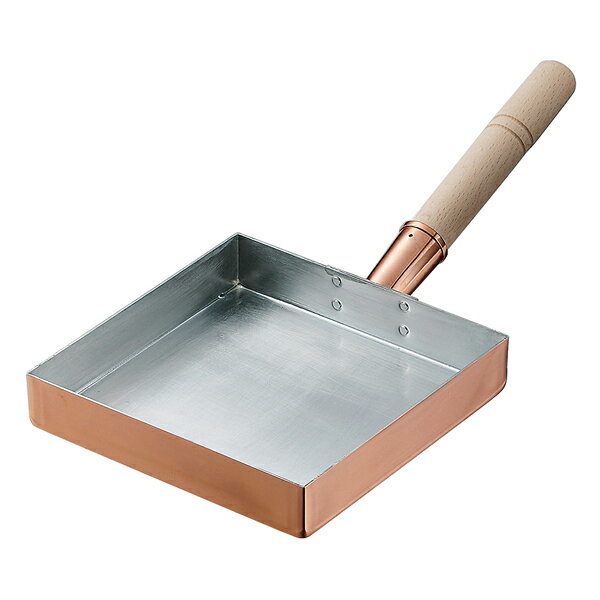 銅玉子焼 関東型 27cm 【メーカー直送】