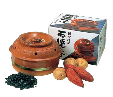 乐天商城 - 陶器製 石焼きいもつぼ 大 C-15 【メーカー直送】