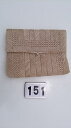 【中古】女性用ハンドバッグ 紐であんであるもの サイズ横約30×縦約23×幅約5センチ大 品質良好