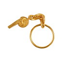 【中古】美品 シャネル キーホルダー ホイッスル キーリング 笛 レディース メンズ 95P バッグチャーム CHANEL