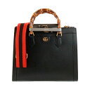 【中古】美品 グッチ ダイアナ バンブー 2way バッグ レディース...(4)