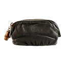 【中古 】グッチ ポーチ バンブー ポーチ レザー レディース メイクポーチ 小物入れ 246174 GUCCI