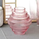 フラワーベース ガラス カラー ピンク マチルドエム 花瓶 おしゃれ かわいい ピンク 姫系 姫雑貨 エレガント クラシック
