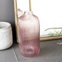 フラワーベース ガラス カラー ピンク マチルドエム 花瓶 おしゃれ かわいい ピンク 姫系 インテリア 姫雑貨 エレガント