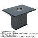 【新品】無煙ロースター 溶岩タイプ 2基搭載 フロア型 (ダクト式)幅2100×奥行900×高さ700(mm) MYT-YF21 マルゼン
