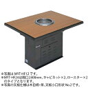 【新品】無煙ロースター 遠赤タイプ 2基搭載 フロア型 (ダクト式)幅2100×奥行900×高さ700(mm) MYT-HF24 マルゼン