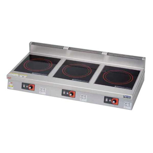【新品・安心2年保証】IHクリーンコンロ 標準プレート(単機能3口タイプ) インジケーター搭載 幅1200×奥行600×高さ170(mm) MIH-S555D マルゼン 【新品・安心2年保証】IHクリーンコンロ 標準プレート(単機能3口タイプ) インジケーター搭載 幅1200×奥行600×高さ170(mm) MIH-S555D マルゼン