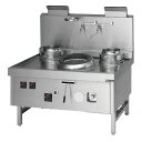 【新品・安心2年保証】中華レンジ イタメ釜φ330mmタイプ 前排水 幅1400×奥行1100×高さ800(mm) SRX-F330CL(R) マルゼン