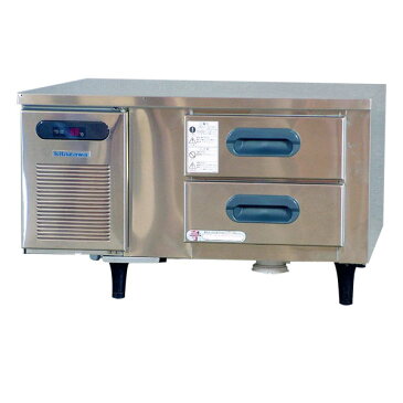 ドロワー冷蔵庫 2段式 幅900×奥行750×高さ550(mm) 北沢産業(福島工業製) 中古