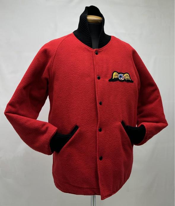 【中古品】Von Dutch USA製 Melton Car Coatスタジャンサイズ：M　カラー：レッド系 レッドカラーのスタジャン！！襟・袖リブ…ブラック..