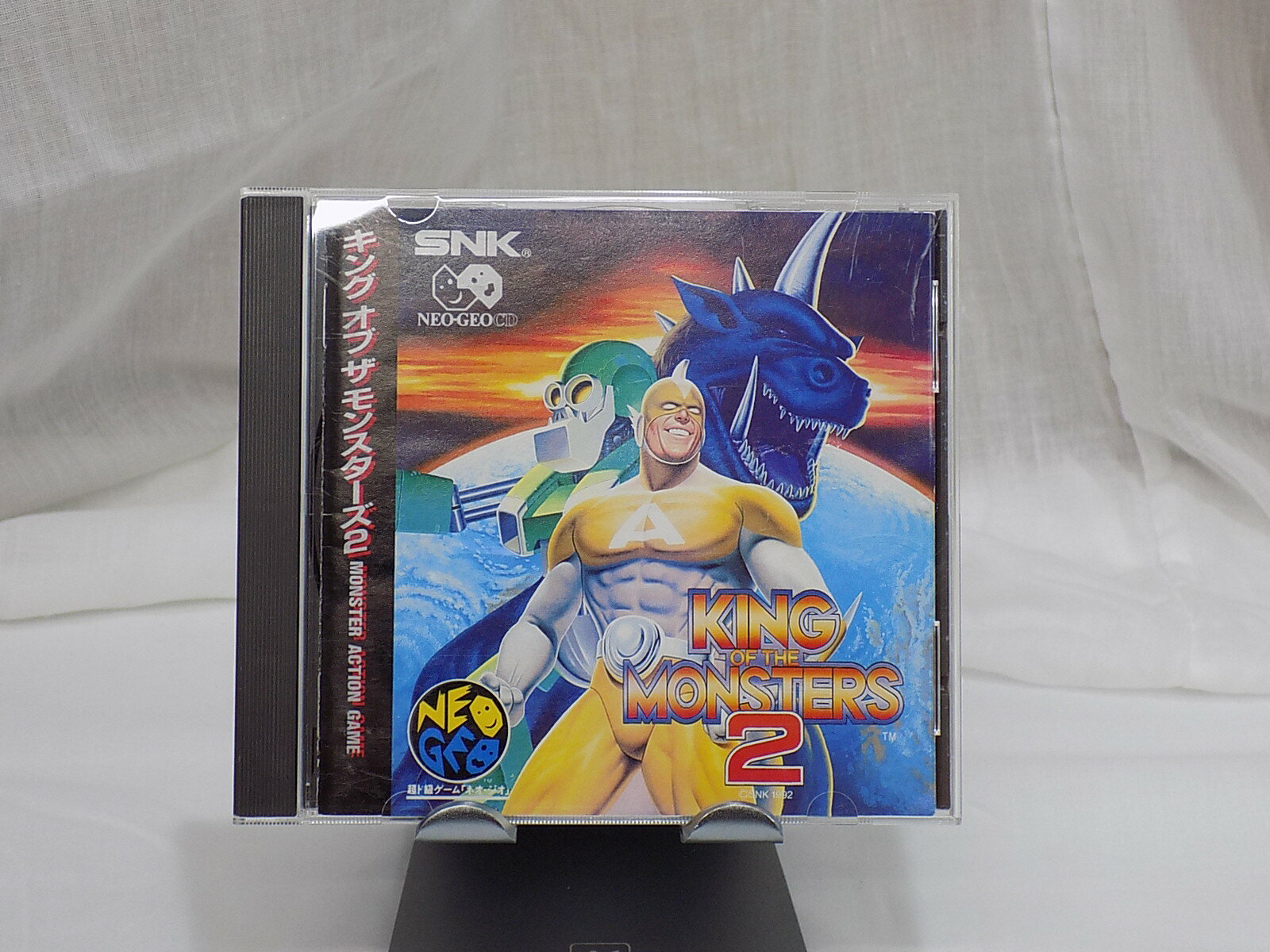 【中古】ネオジオCD NCD キング オブ ザ モンスターズ 2 THE NEXT THING SNK NGCD-039 ベルトスクロール アクション ステージクリア型 アーケード 移植