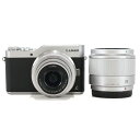 【中古品】パナソニック LUMIX DC-GF9 ダブルレンズキット / 動作OK / フラッシュOK / マイクロフォーサーズ / 1600万画素 / H-FS12032 / H-H025 / キズ・汚れあり(2)