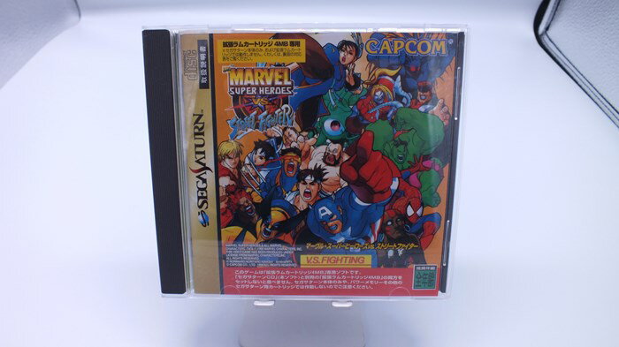 マーヴル・スーパーヒーローズvs.ストリートファイター MARVEL SUPER HEROES セガサターンソフト SEGASATURN 拡張ラムカートリッジ 4MB専用 カプコン CAPCOM T-1239G