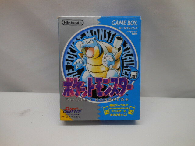 【中古】GB　ゲームボーイソフト　ポケットモンスター　青　ロールプレイング