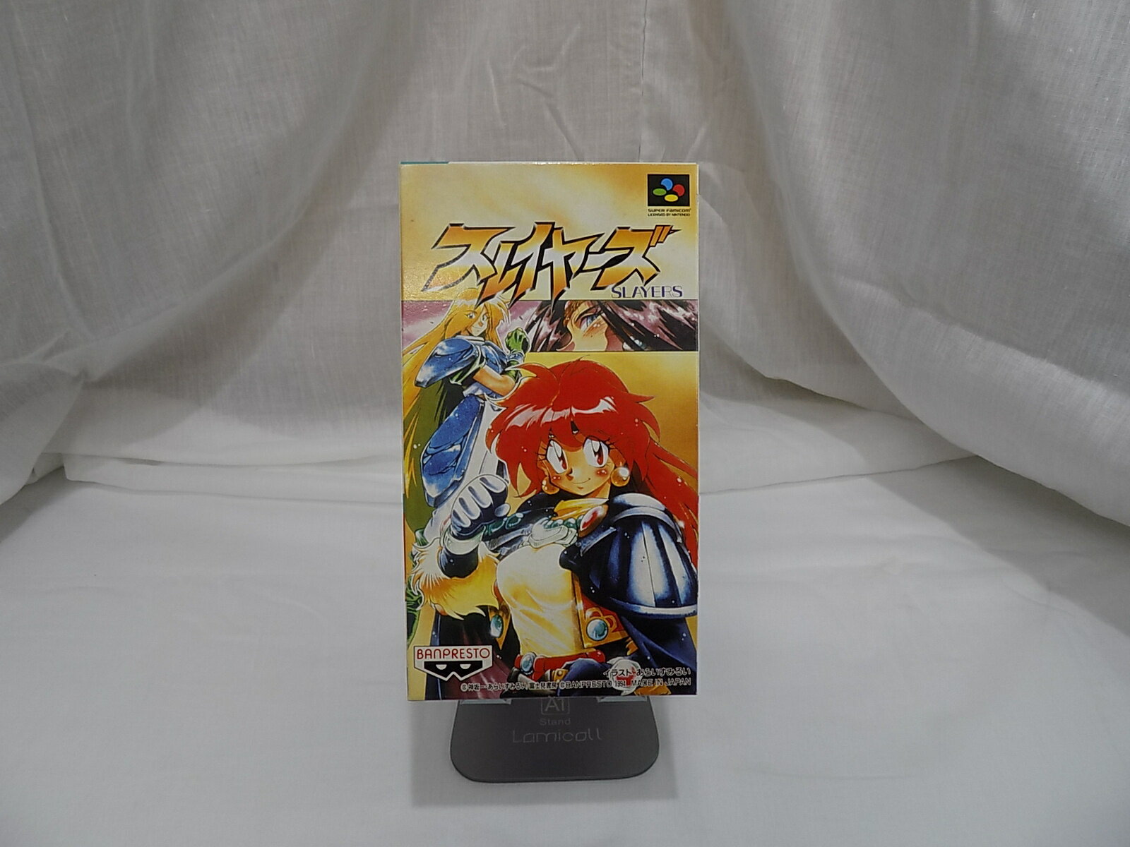 【中古】スーパーファミコン SFC スレイヤーズ SLAYERS バンプレスト ベック RPG ロールプレイング SHVC-UZ キャラゲー 神坂一氏 あらいずみるい リナ インバース ガウリイ 原作 第三部 ライトノベル