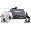 【中古品】Nintendo64 / NUS-101 / 箱・取説なし / 動作OK / キズ多数・汚れ / アダプター・AVケーブル付き / 任天堂