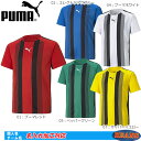☆ユニフォーム製作OK プーマ ジュニアサッカーゲームシャツ TEAMLIGA ストライプ ゲームシャツ JR 縦縞 705147
