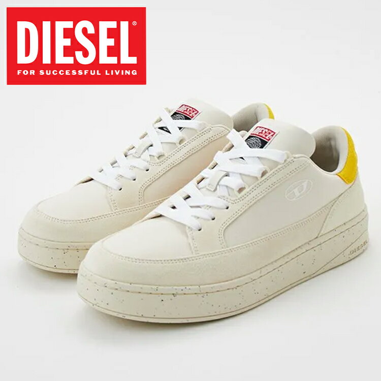 DIESEL スニーカー メンズ キャメル ホワイト ブランドロゴ 楽天市場】スニーカー メンズ 白(ブランドディーゼル
