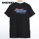 ディーゼル Tシャツ かっこいい メンズ 半袖Tシャツ DIESEL ブランド ロゴ入りTシャツ 黒 ブラック 白 ホワイト S M L XL XXL 3XL 大きいサイズ 半袖Tシャツ トップス ユニセックス 丸首 クルーネック レディース 男女兼用 ユニセックス K37